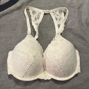 White Lacy Bra